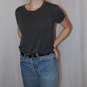 dark grey brandy melville t-shirt